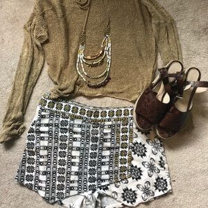 Free people bohemian shorts